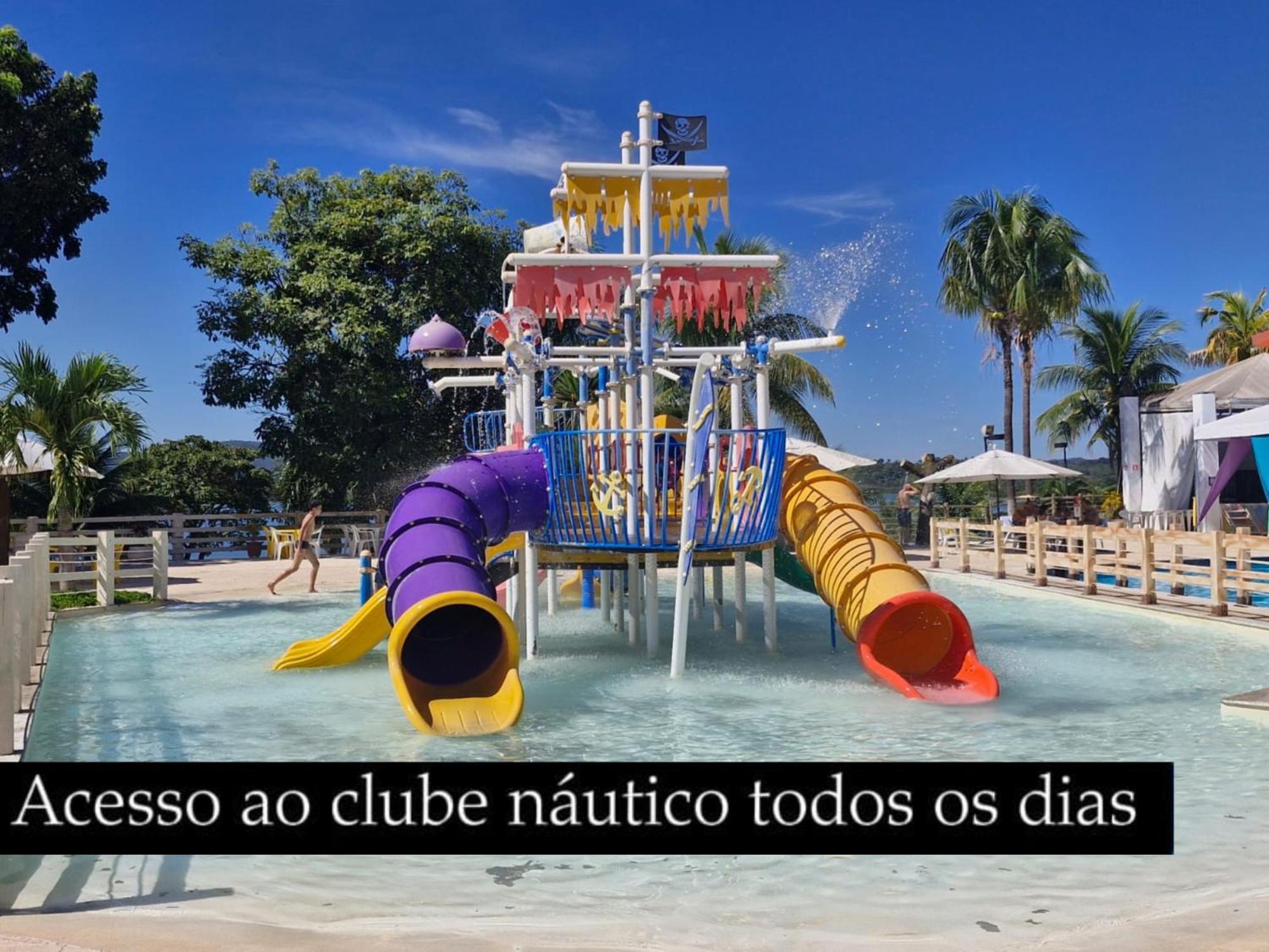Nautico Flat Com Acesso Ao Clube Nautico Praia- Caldas Novas Eksteriør billede