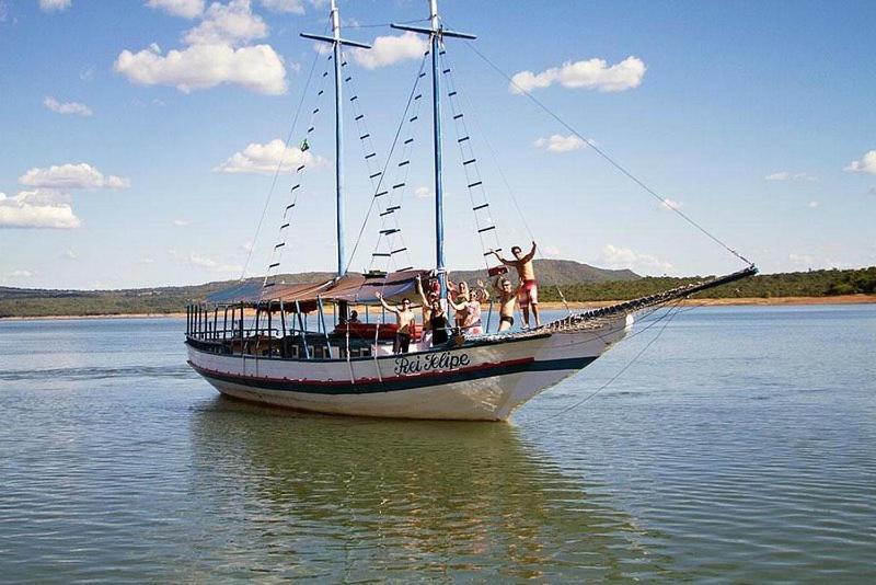 Nautico Flat Com Acesso Ao Clube Nautico Praia- Caldas Novas Eksteriør billede
