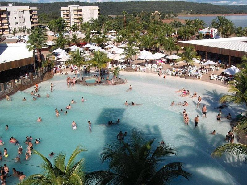 Nautico Flat Com Acesso Ao Clube Nautico Praia- Caldas Novas Eksteriør billede